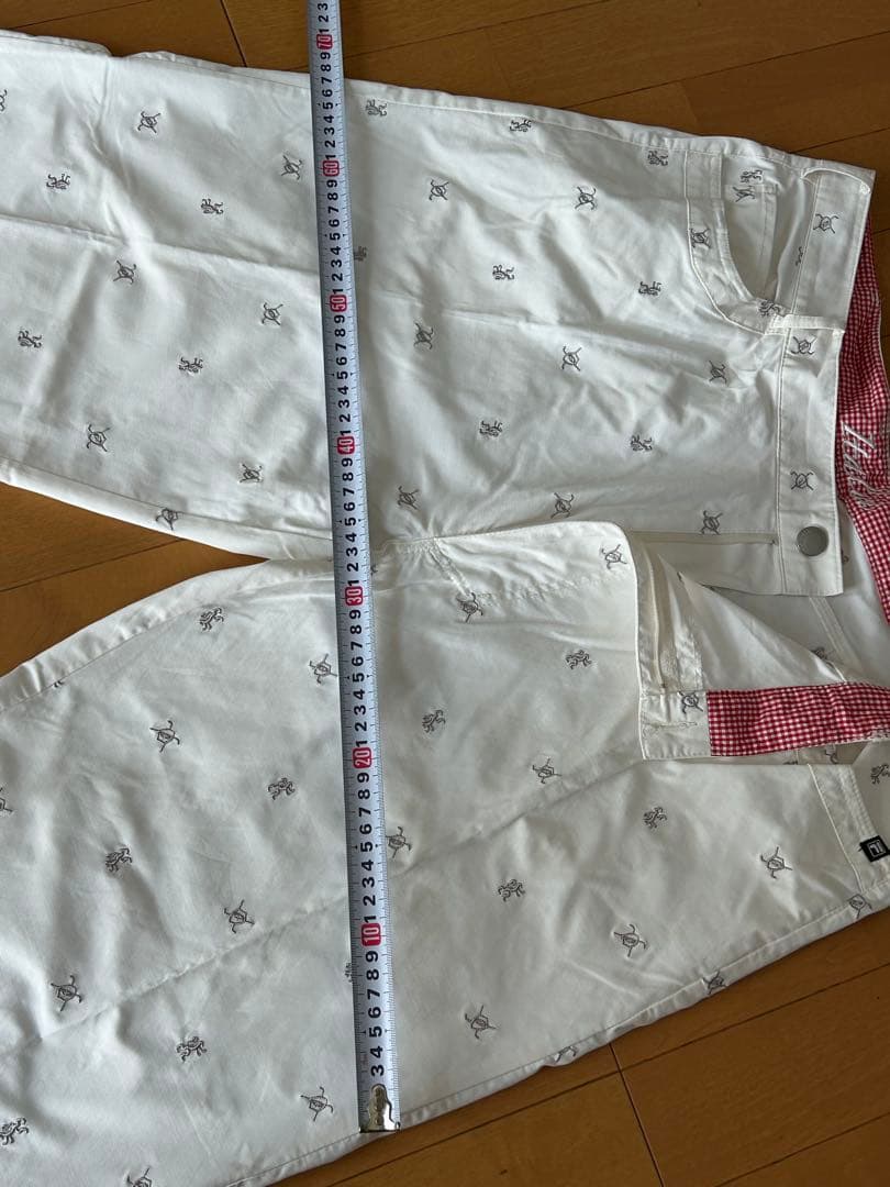 FILA GOLF 刺繍入りホワイトパンツ110サイズ‼️大特価