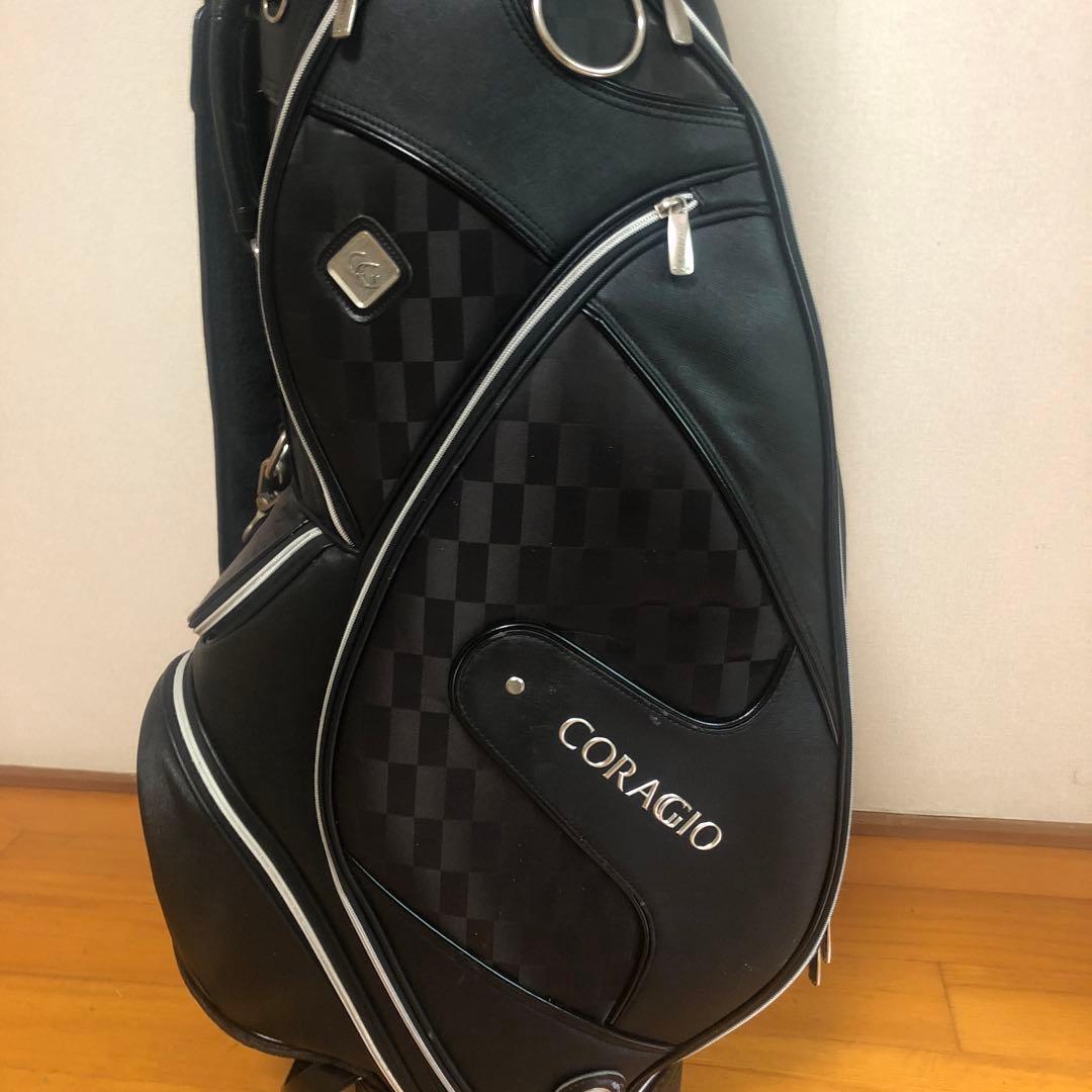 CORAGGIO コラッジオ キャディバッグ ブラック フード付き