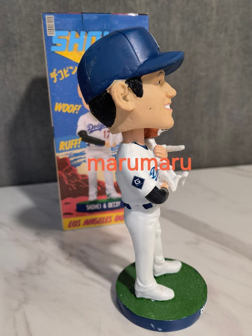 [本物]8月28日来場者限定 大谷翔平&デコピン ボブルヘッド ドジャース ⑨