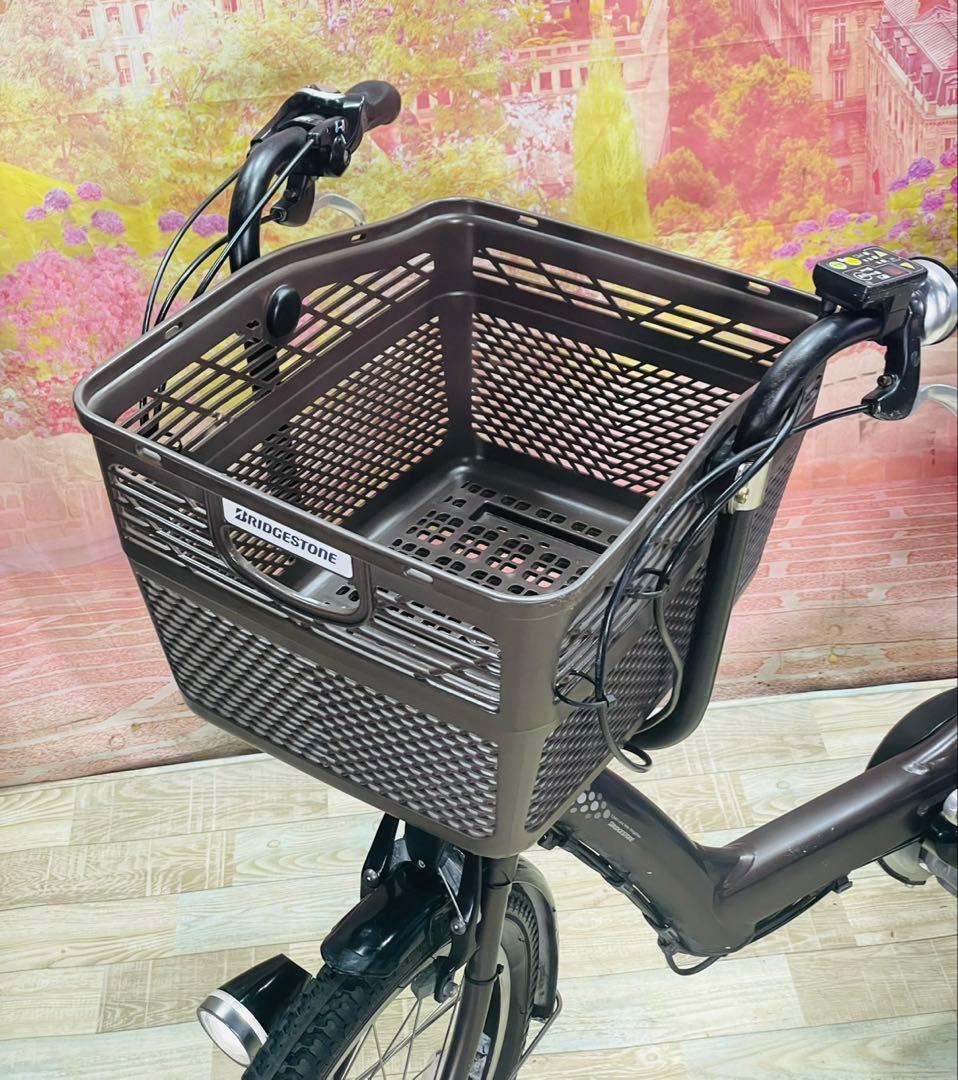 ZK3722 電動自転車 ブリヂストン アンジェリーノ 子供乗せ 20インチ
