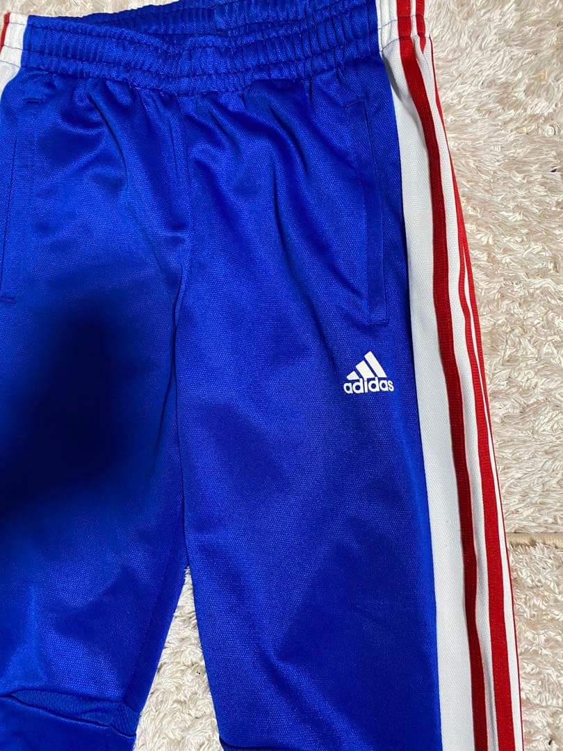 adidas アディダス　ジャージ　セットアップ　上下　ブルー　サイズL　ブルー