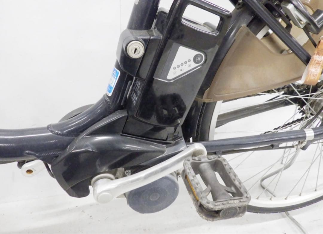 電動アシスト自転車 ブリヂストン　アシスタ　シティタイプ 黒 バスケット付き