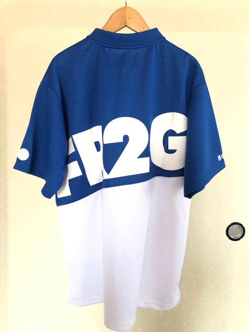 FR2 GOLF polo shirt ブルー 半袖