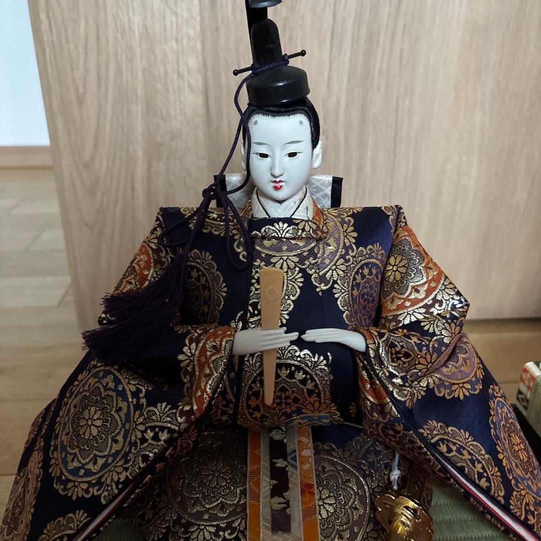 レトロ伝統的な雛人形セット