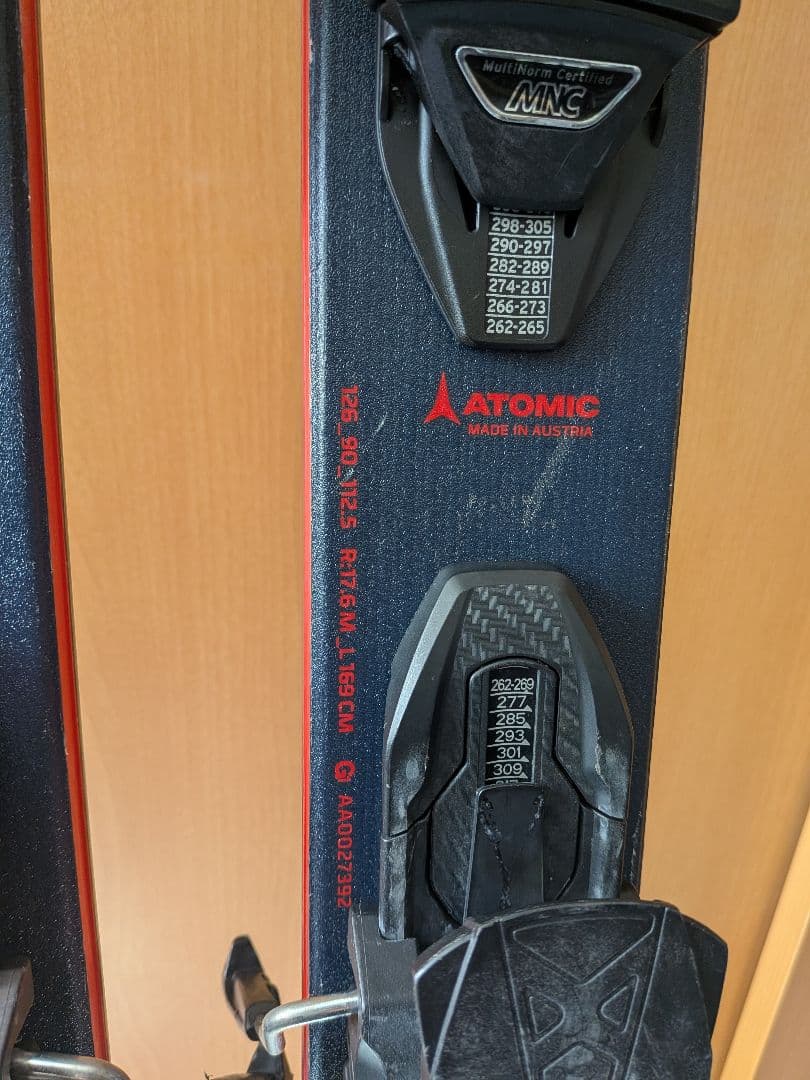 スキー ATOMIC VANTAGE 90TI 169cm R17.6m