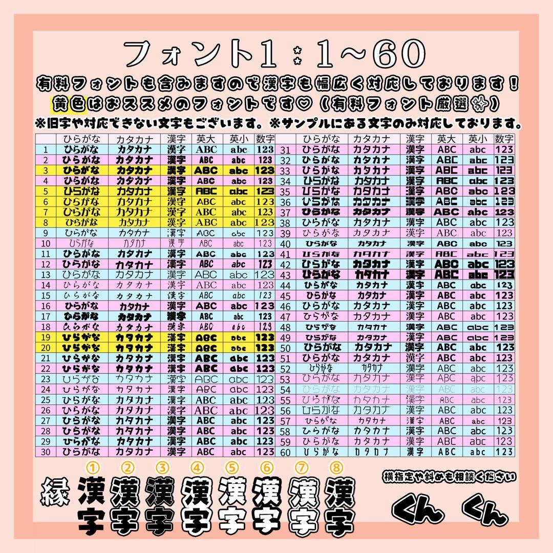 ♡受付ページ♡ハート型♡キンブレシート♡