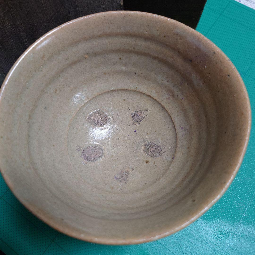 時代 李朝 高麗茶碗 大井戸茶碗 梅花皮 箱有 茶道具
