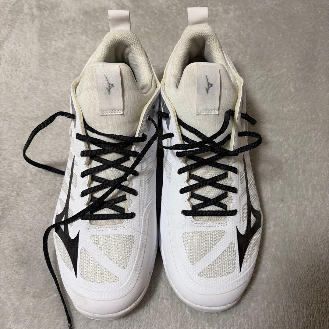 Mizuno バレーボールシューズ ホワイト/ブラック25.0cm