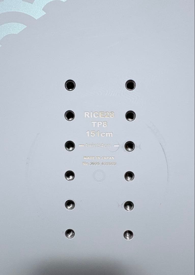 RICE 28 TP8 25-26 151cm ライス28 ツインピン メンズ