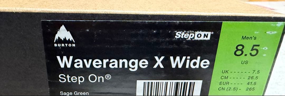 メンズ Burton ウェイブレンジ X Step On® ワイド 26.5