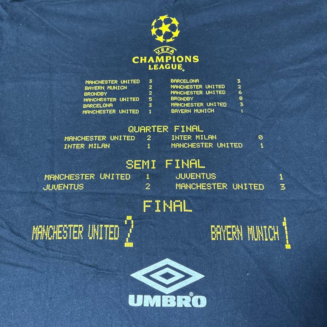 マンチェスター・ユナイテッド Tシャツ UEFAチャンピオンズリーグ