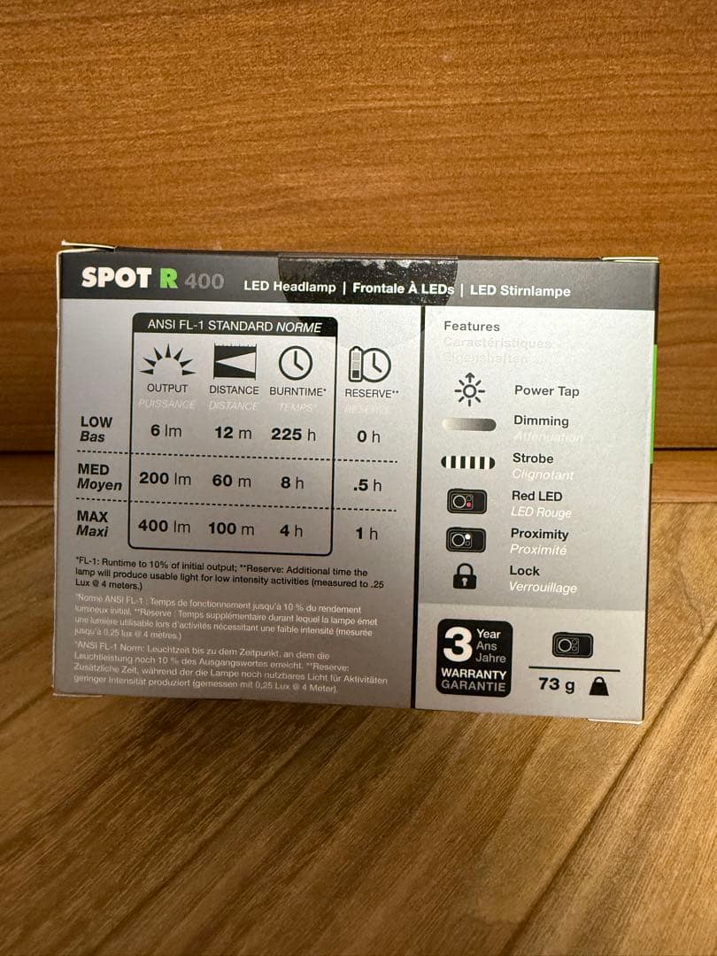ブラックダイヤモンド 新品  SPOT R 400
