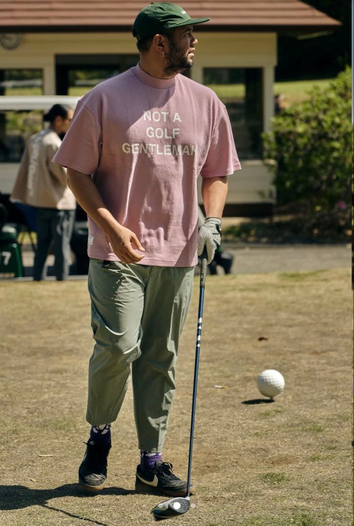 メンズウェア Captains Helm Golf MOCK NECK TEE PINK