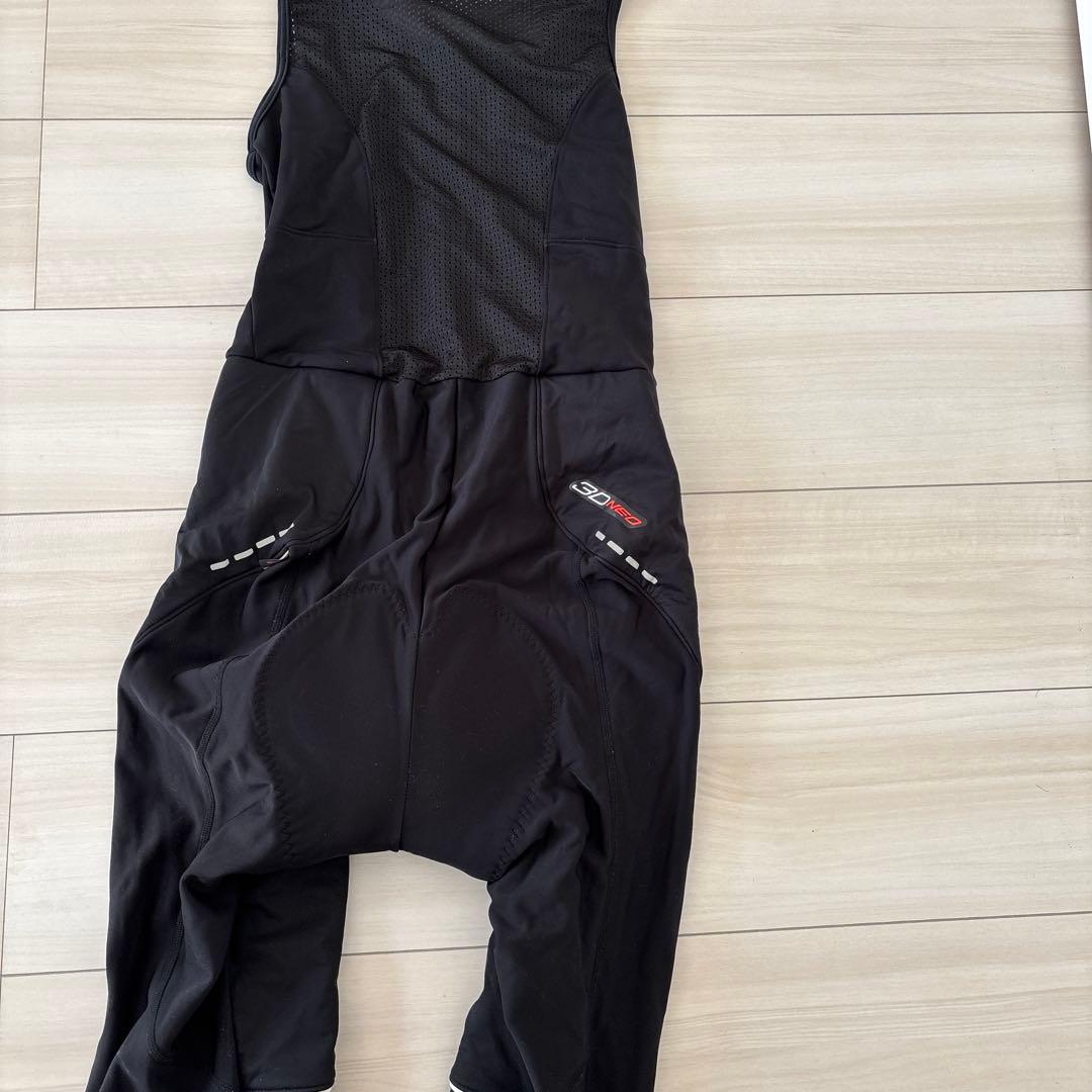 再値下げ　美品Pearl Izumi 3D ウィンドブレークビブタイツ ブラック