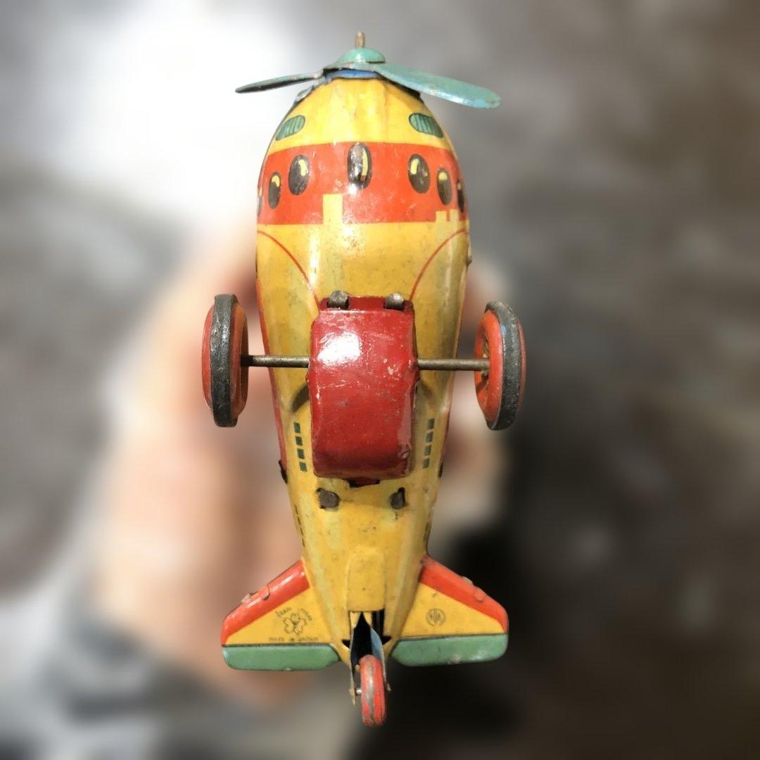 ヴィンテージ 飛行機　ブリキ おもちゃ　軍隊