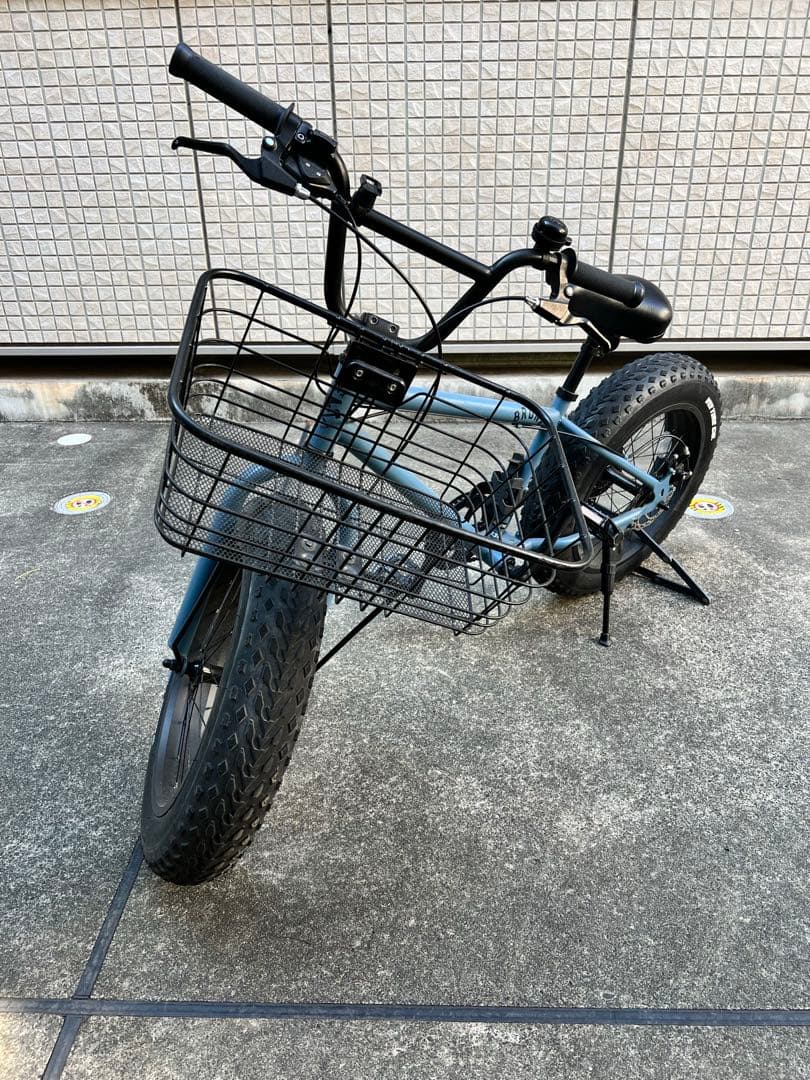 BRONX20DD 前カゴ、ライト付き