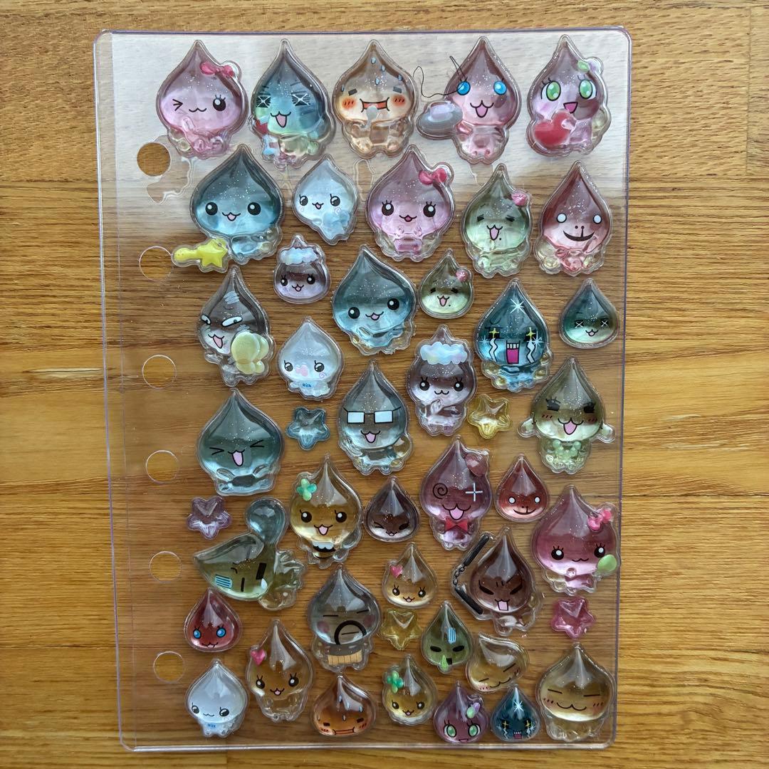 【シール帳】　完成品　キーホルダー付き A7サイズ　6穴手帳