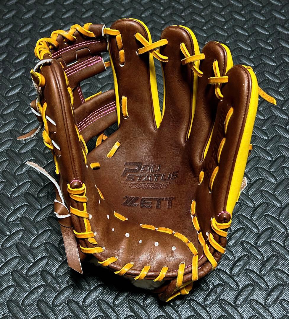 ZETT オーダー プロステイタス 軟式 内野手用 グローブ 今宮健太