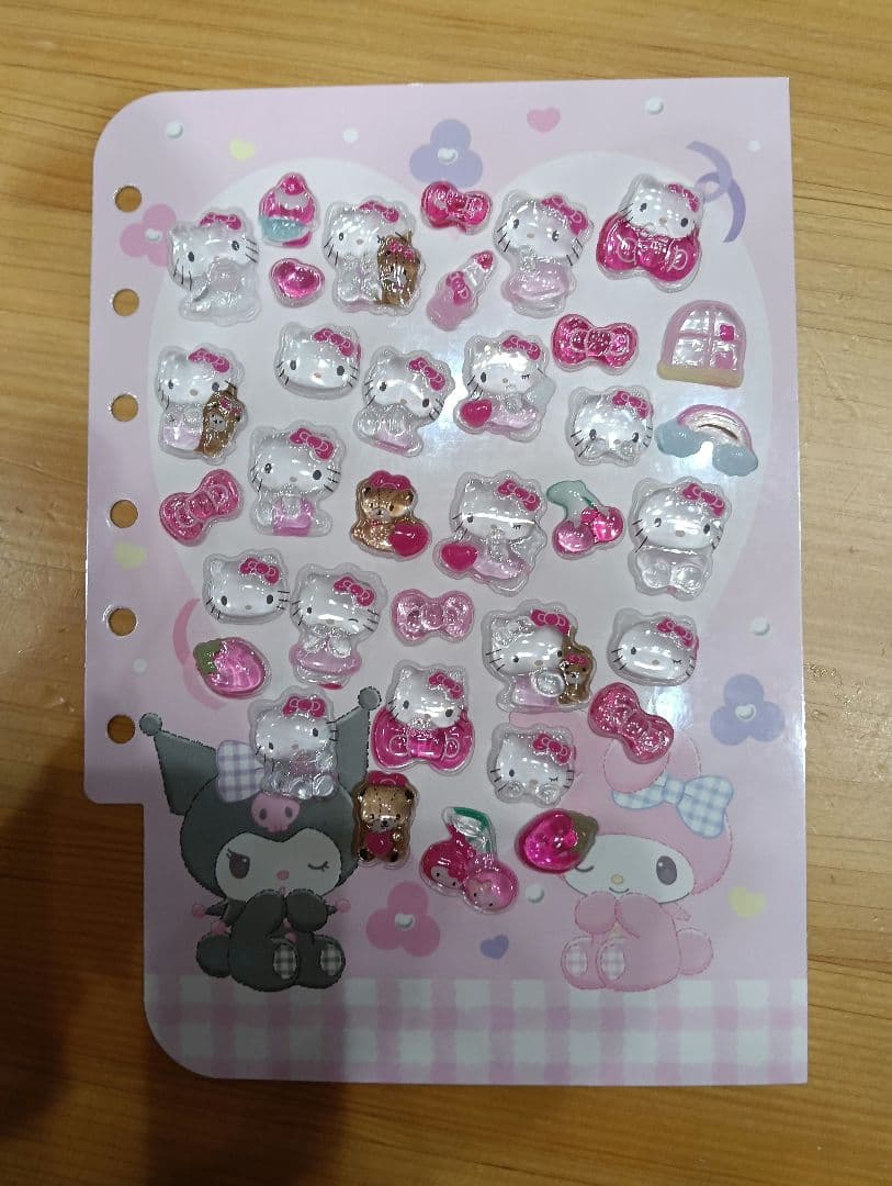 シール帳完成品◎キーホルダー付