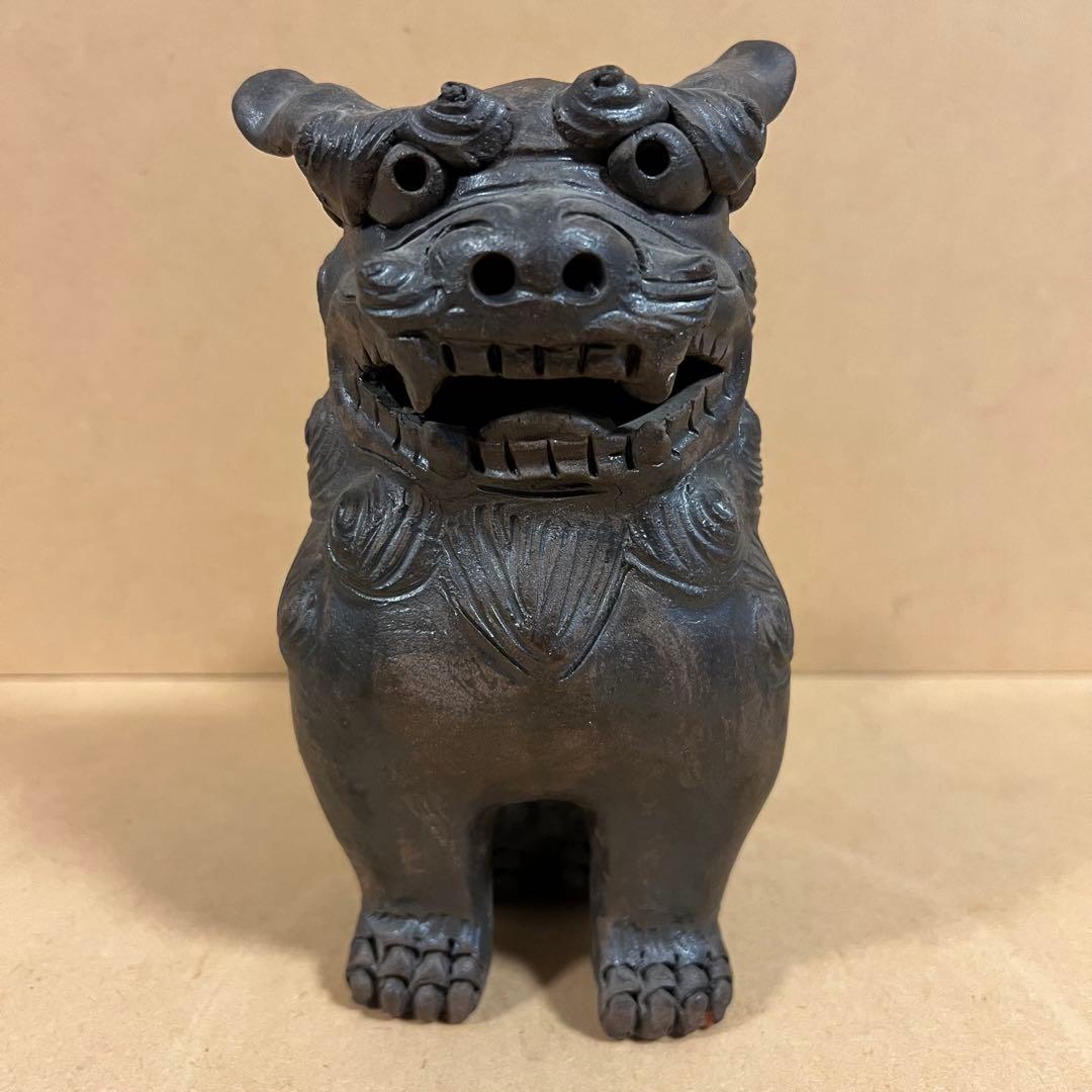 島袋常栄 シーサー 置物 沖縄 獅子 狛犬 神様 守神 魔除け 縁起物 オブジェ