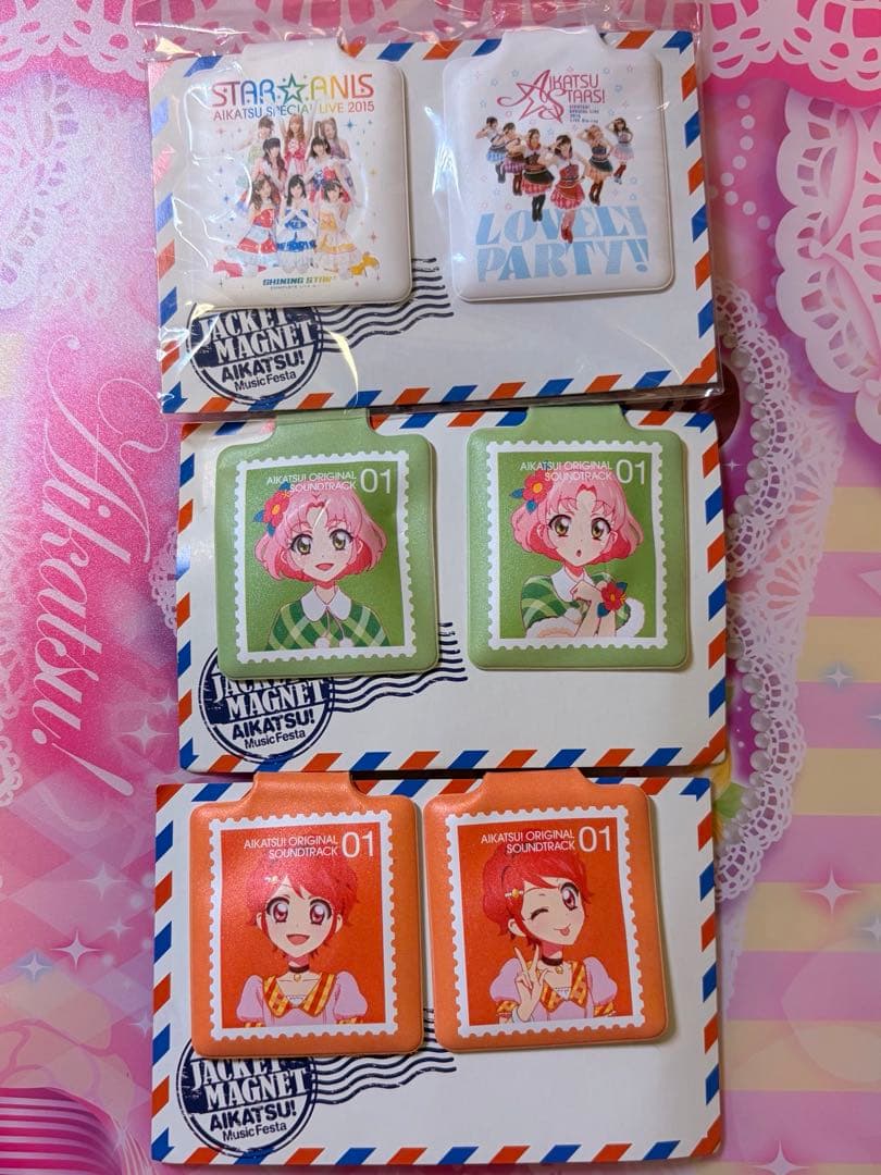 アイカツ！ミュージックフェスタ ジャケットマグネット 全9種コンプリートセット