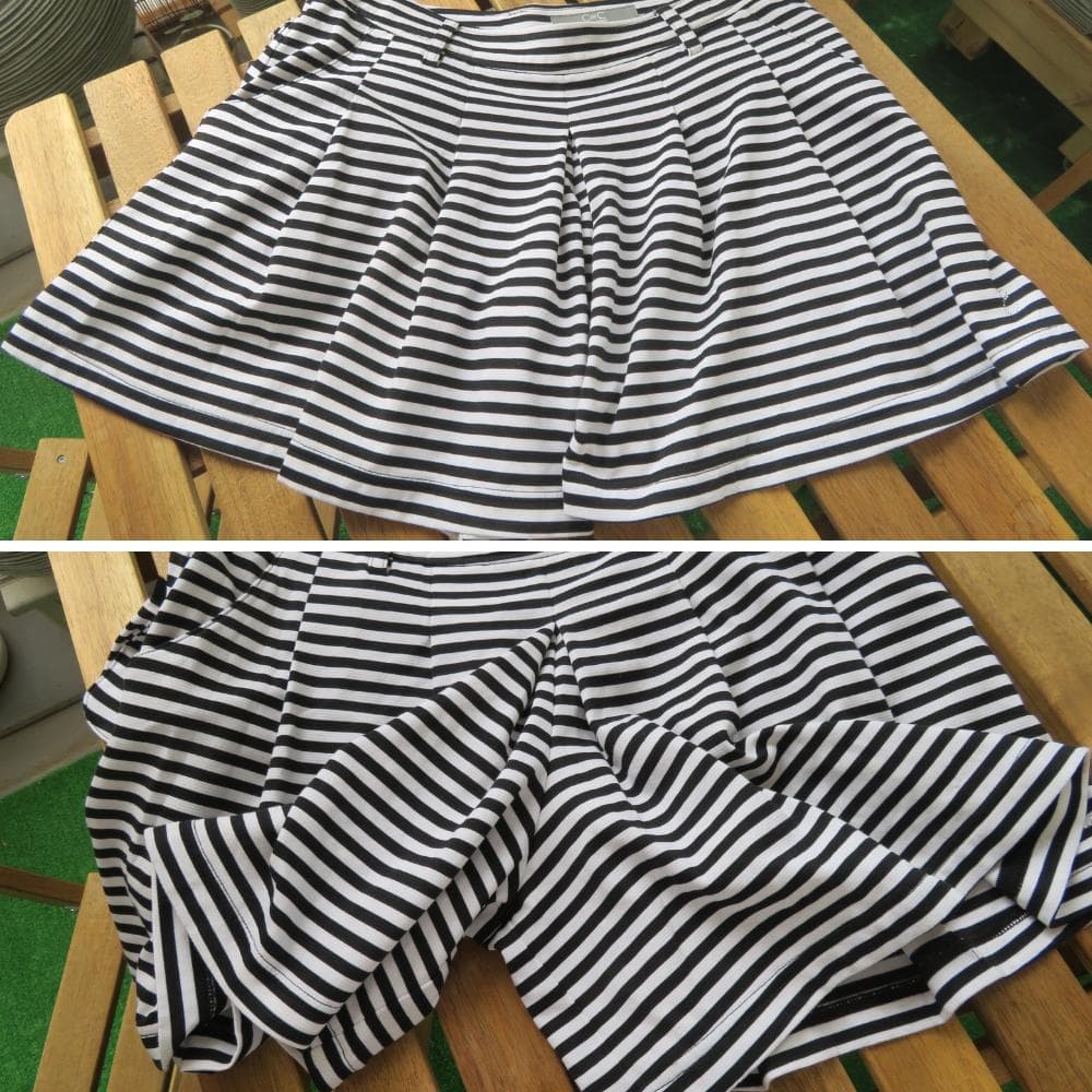 Untitled / C DE C 赤シャツとキュロットのセット
