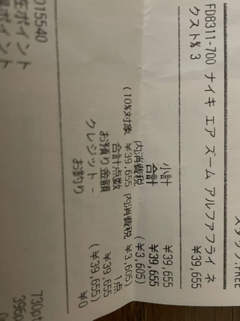 アルファフライ３　メンズ26.0