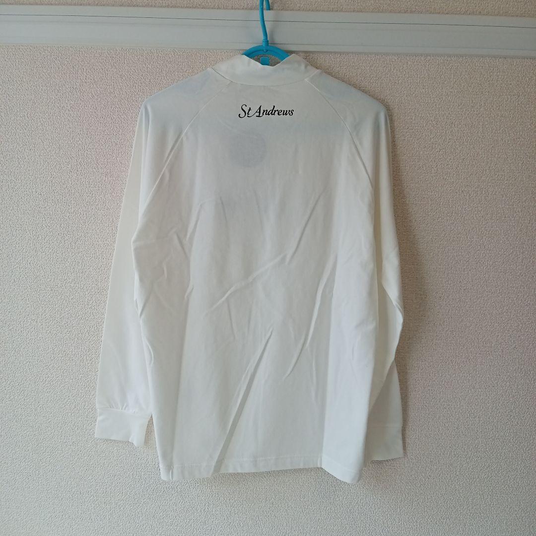 【新品】セント・アンドリュース　ベア天竺長袖ハイネックカットソー