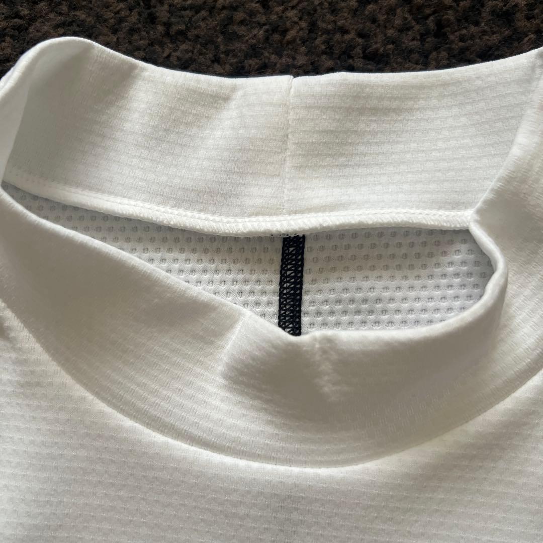 SY32 GOLF メンズ 半袖モックネック 白 Mサイズ