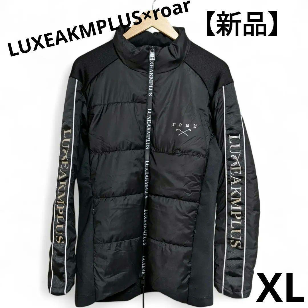 新品✨LUXEAKMPLUS×roar コラボ スリーブロゴ 中綿ブルゾン XL