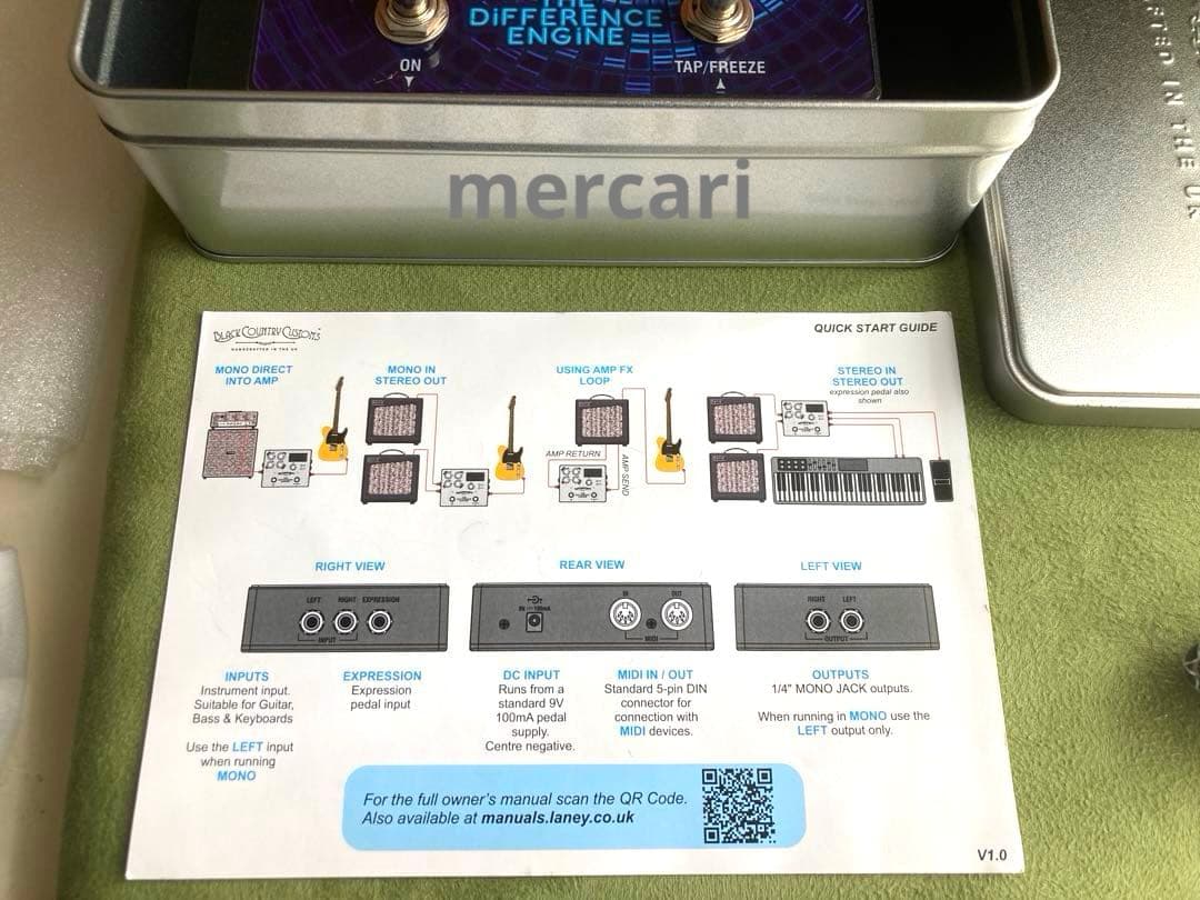 Laney The Difference Engine ステレオディレイペダル