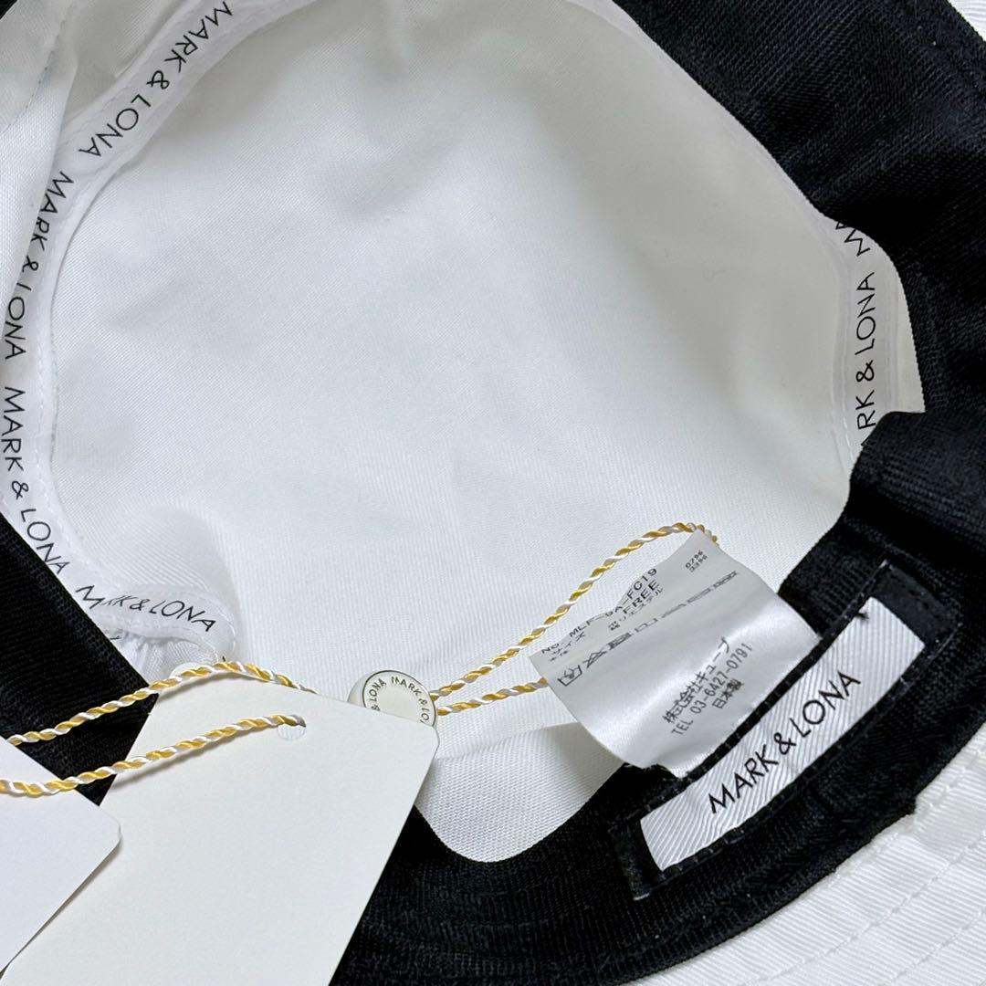 【新品タグ付】MARK & LONA スカルパッチ バケハ OFF WHITE