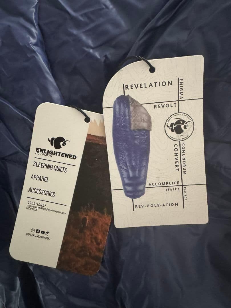 アウトドア寝具 ENLIGHTENED EQUIPMENT REVELATION 850FP