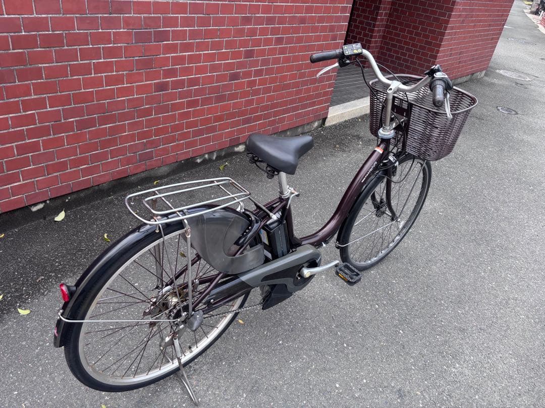 YAMAHA naturaシティタイプ電動自転車 ダークパープル