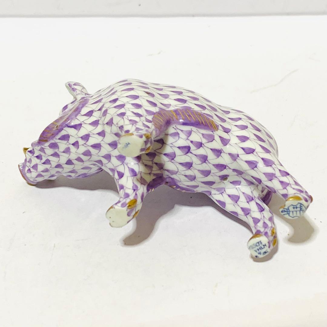 美品　ヘレンド　干支　イノシシ　フィギュリン