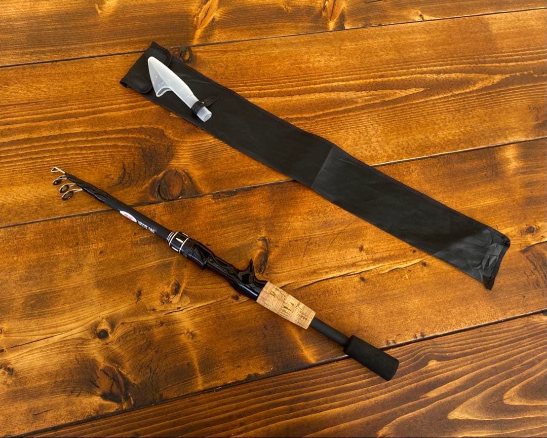 新品未使用　バス釣りセット　6ft ベイトリール　ランディングネット　軽量