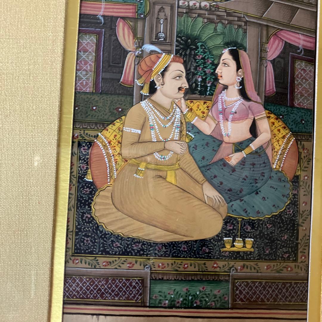 インド　ミニアチュール　細密画