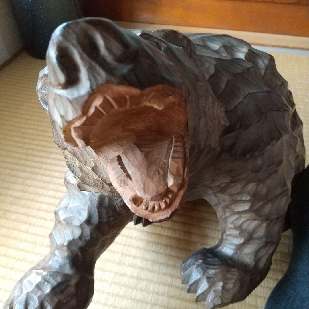 大型木彫り熊 北海道土産