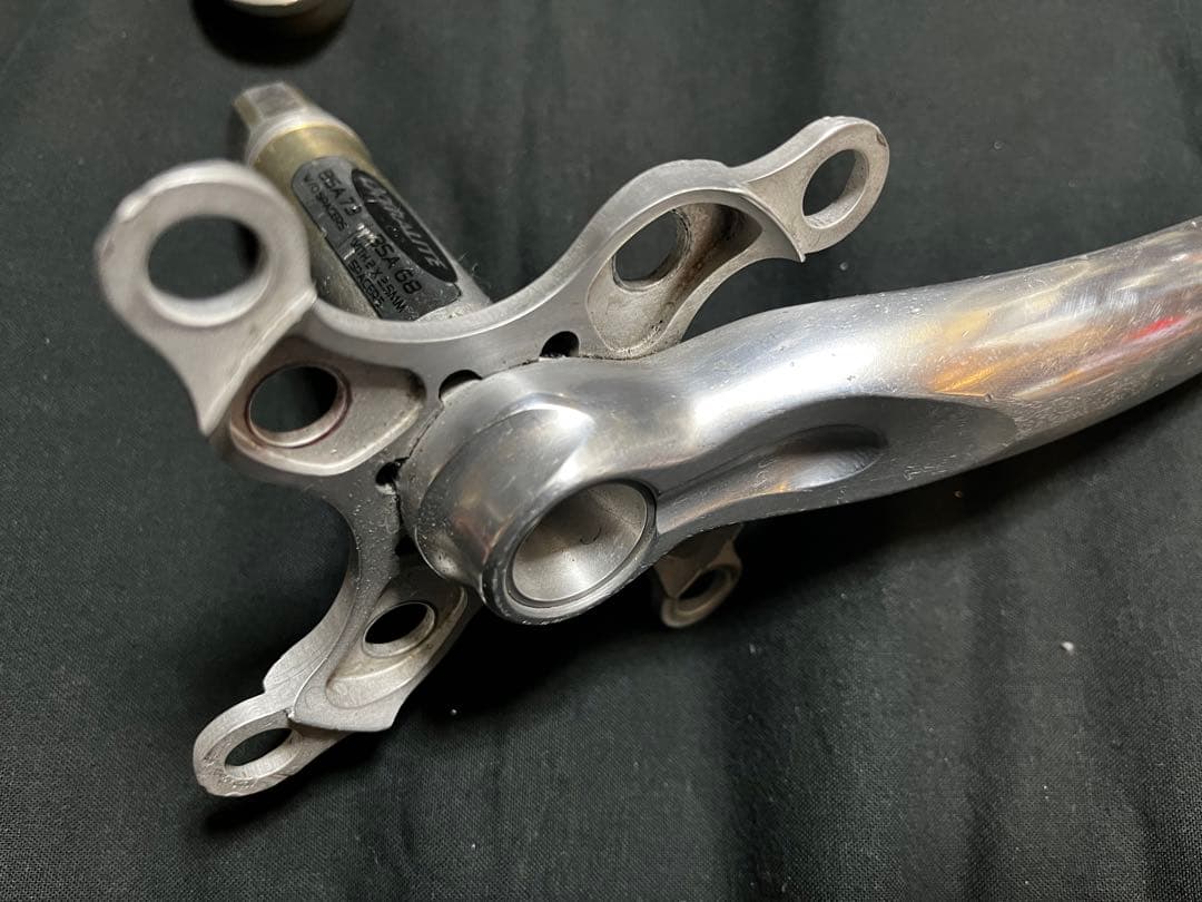 貴重 Extralite社 E-Bones 軽量クランク 生産終了 小径車等に