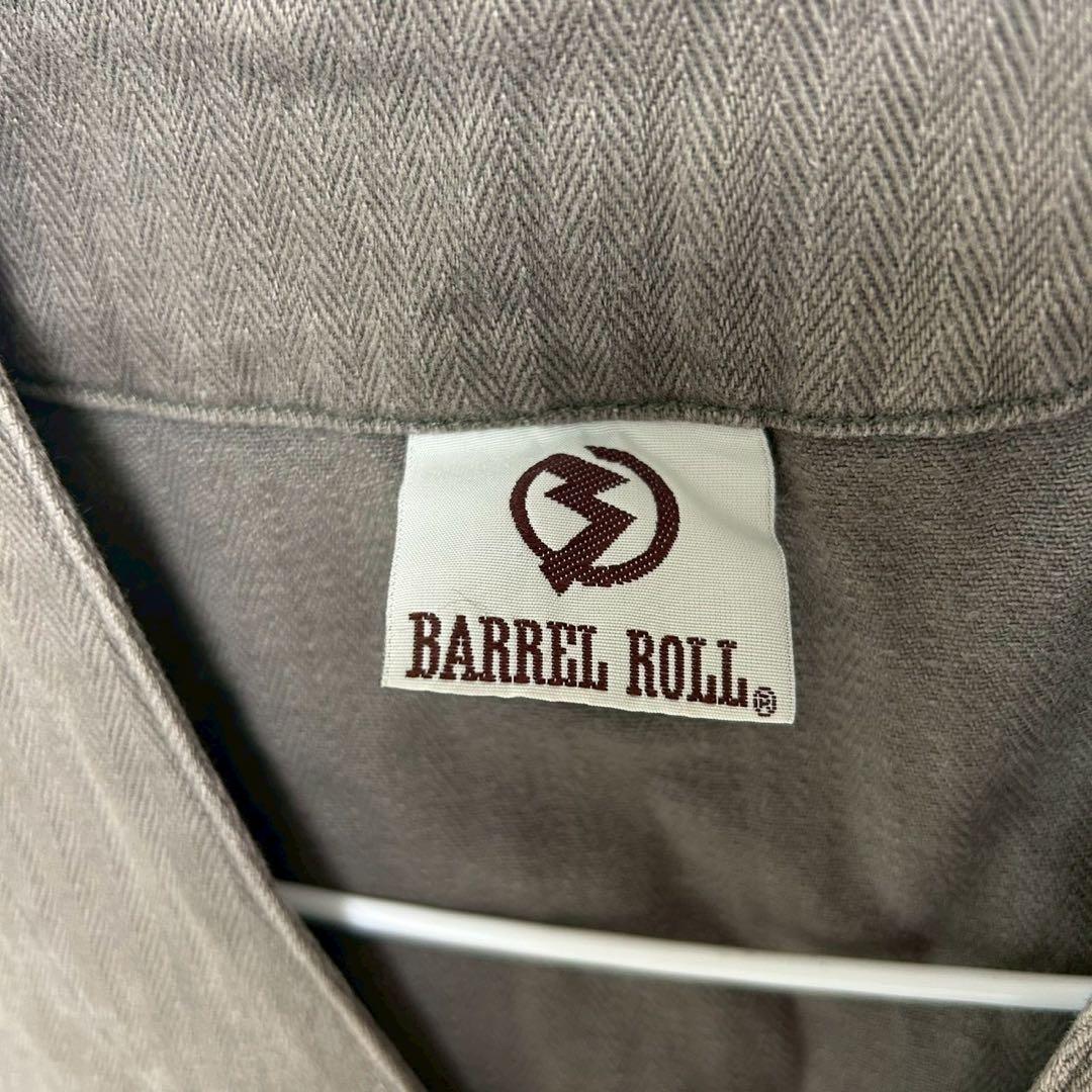 BARRELROLL バレルロールフィッシングベスト グレー 6ポケット　グレー