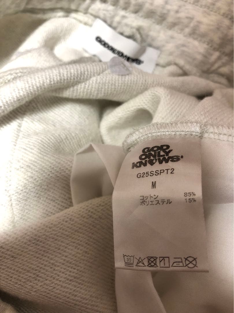 GOD ONLY KNOWS スウェットパンツ