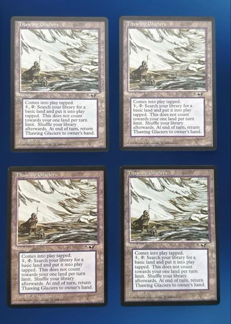 《Thawing Glaciers》[ALL] 土地R 英語版 4枚