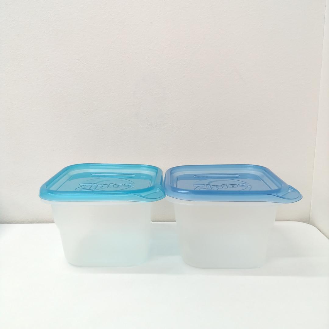 若《NFTRZ》Ziploc　コンテナー　四角形保存容器　9個セット