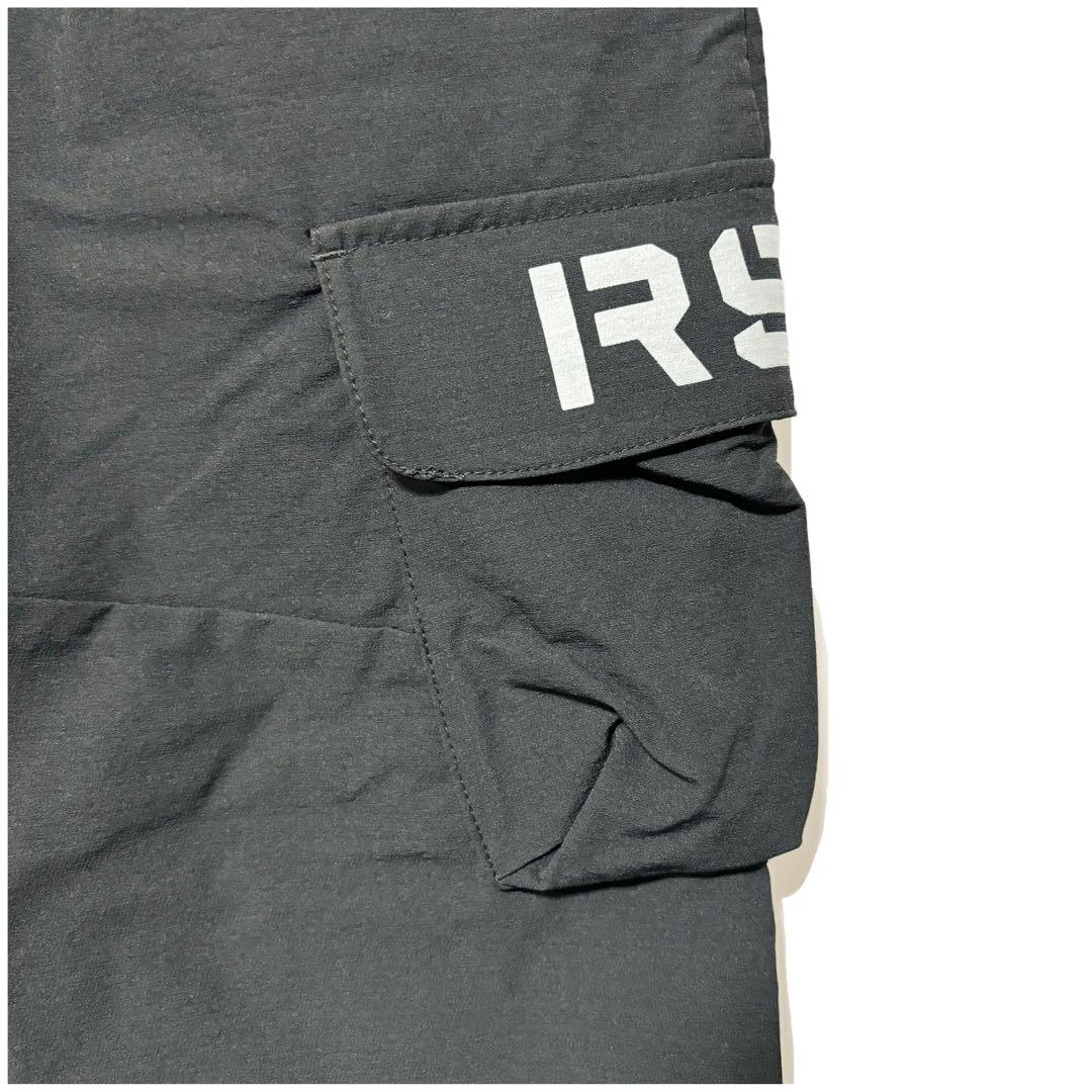 新品 ラッセルノ ゴルフ カーゴ ロングパンツ ブラック カーゴパンツ M 4