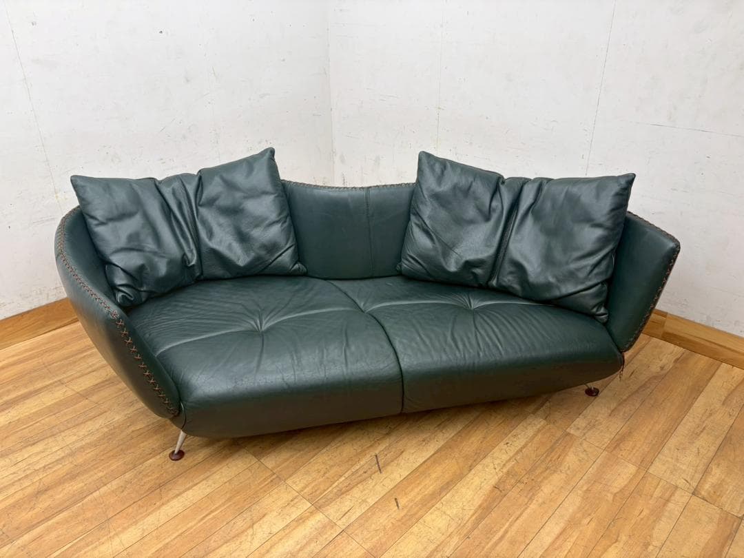 T8066☆美品☆de Sedeデセデ☆300万☆DS-102☆本革カウチソファ