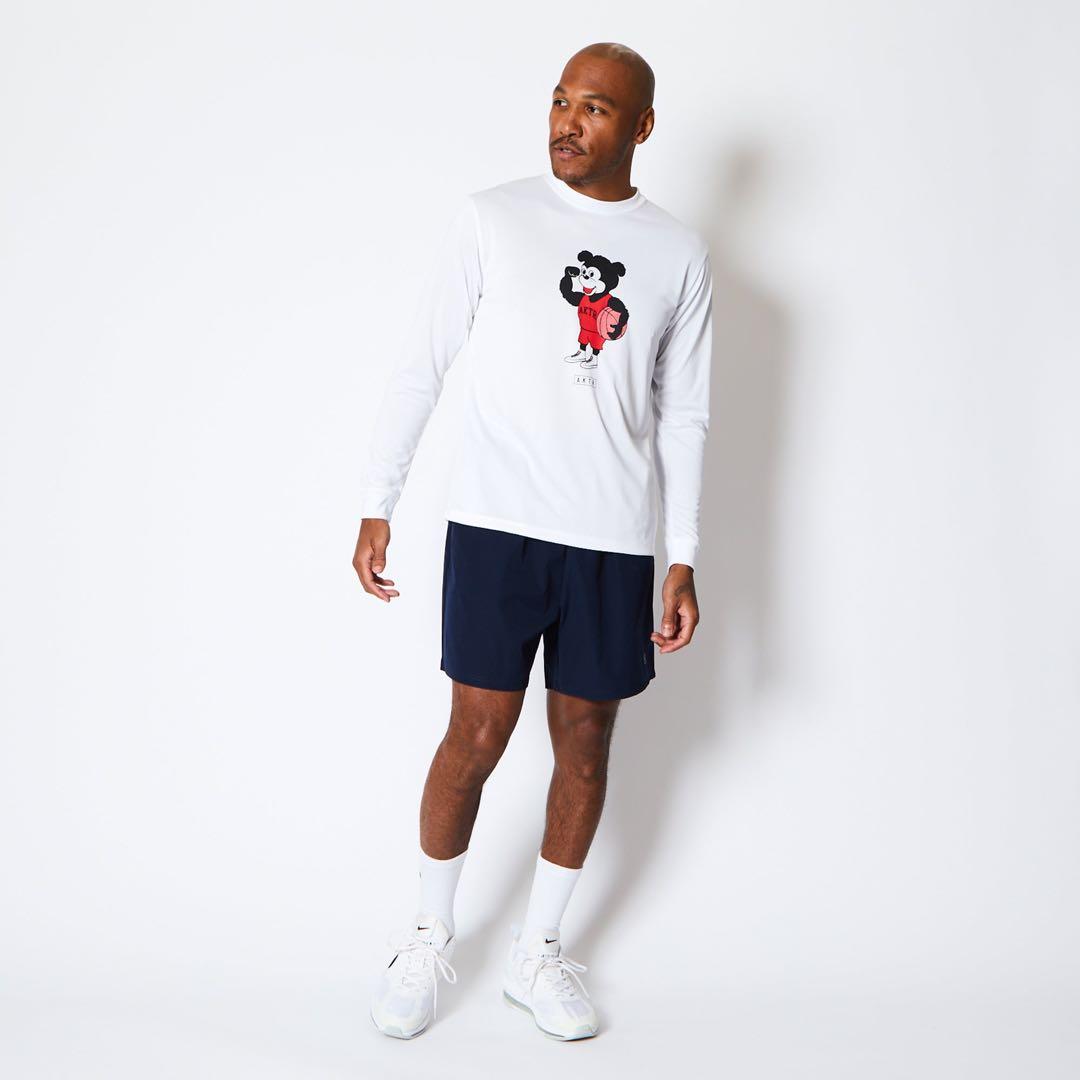 AKTR アクター　BASIC NICK L/S SPORTS TEE WH