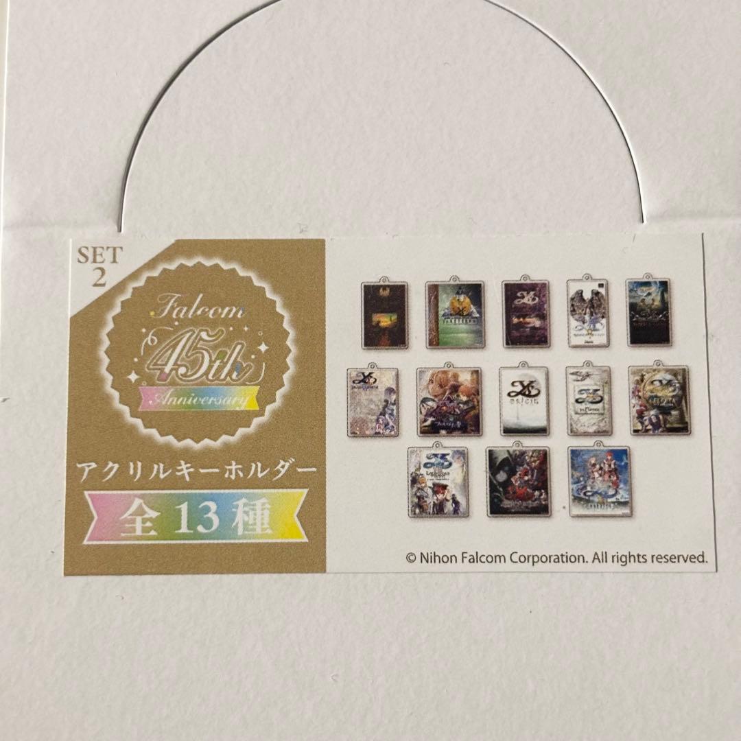 日本ファルコム 45周年 POP UP アクリルキーホルダー 42種コンプ