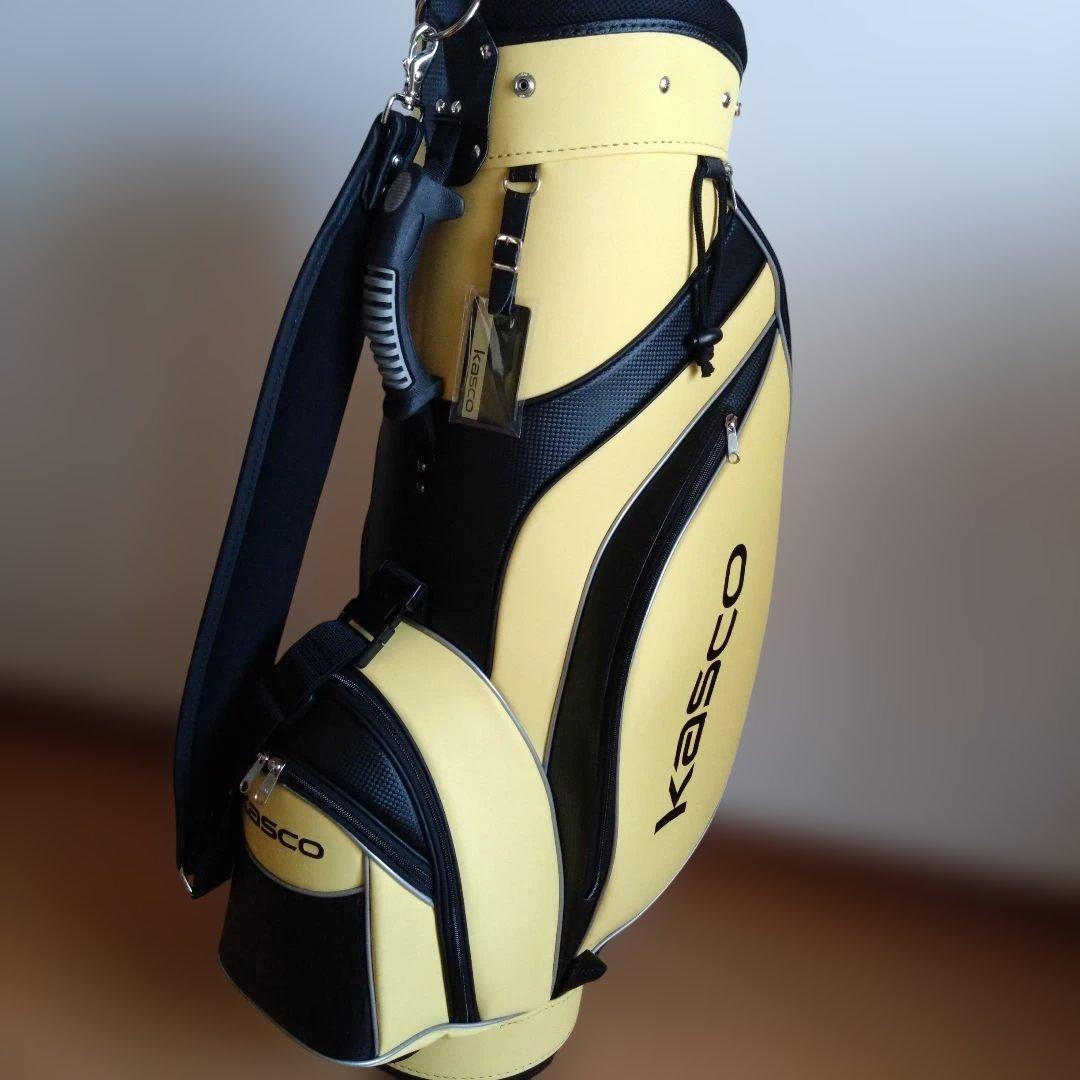 Kasco キャスコ　ゴルフバッグ　イエロー　新品　傷あり