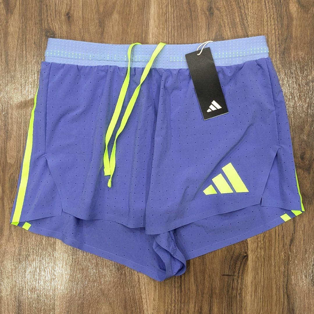 ■adidas ADIZERO Pro Elite Promo ショーツ 紫XL
