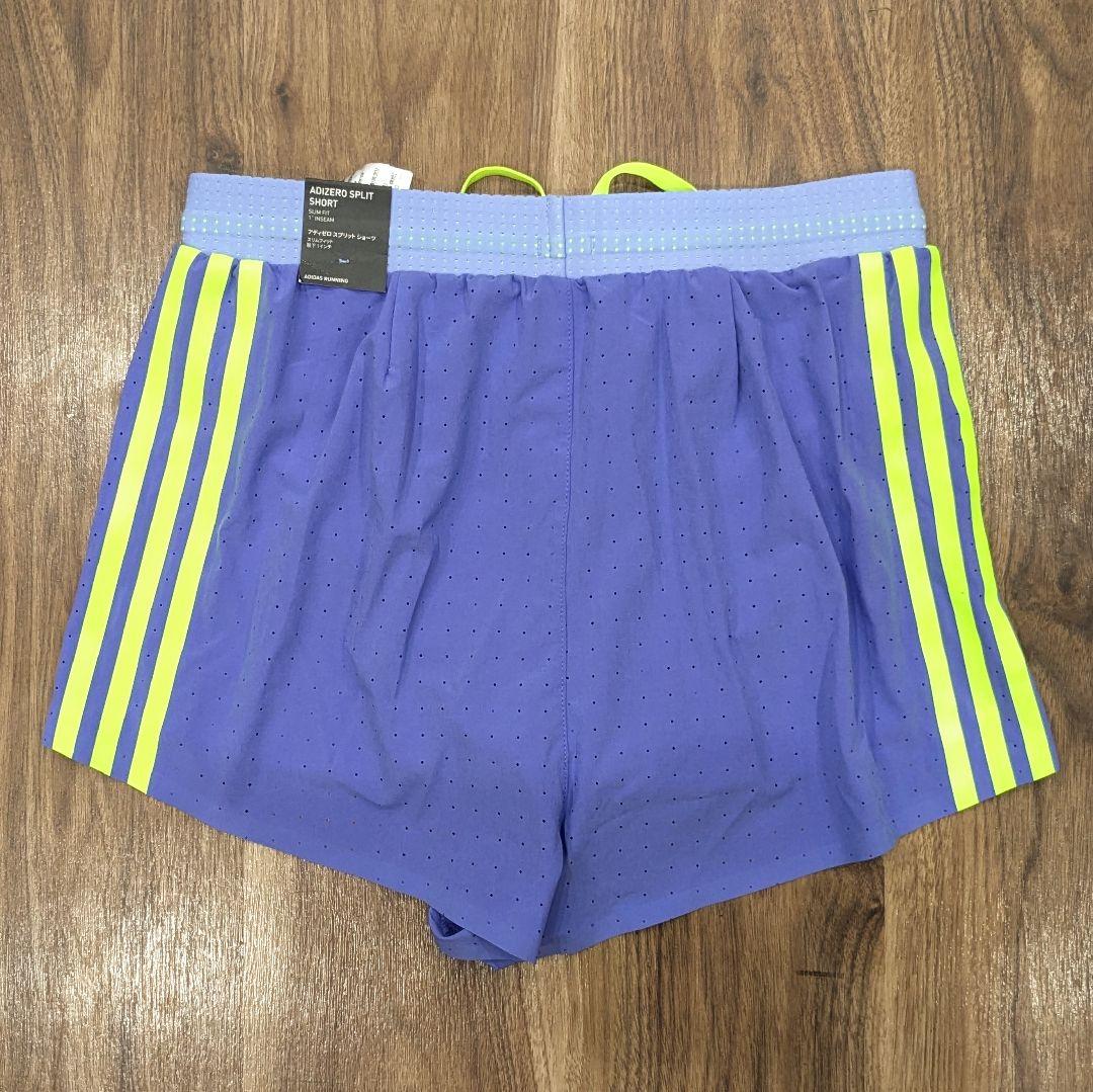■adidas ADIZERO Pro Elite Promo ショーツ 紫XL